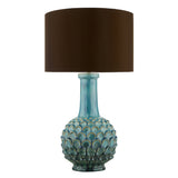 Dar Edlyn Table Lamp Blue Reactive Glaze Base Only –  from Amos Lighting + Home