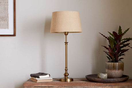 Nkuku Ehadi Table Lamp Antique Brass