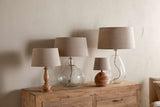 Nkuku Embaata Linen Lampshade Natural Small