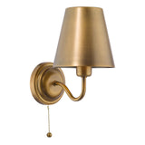 Dar Elara Wall Lamp Antique Bronze With Bronze Metal Shades