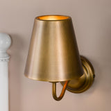 Dar Elara Wall Lamp Antique Bronze With Bronze Metal Shades