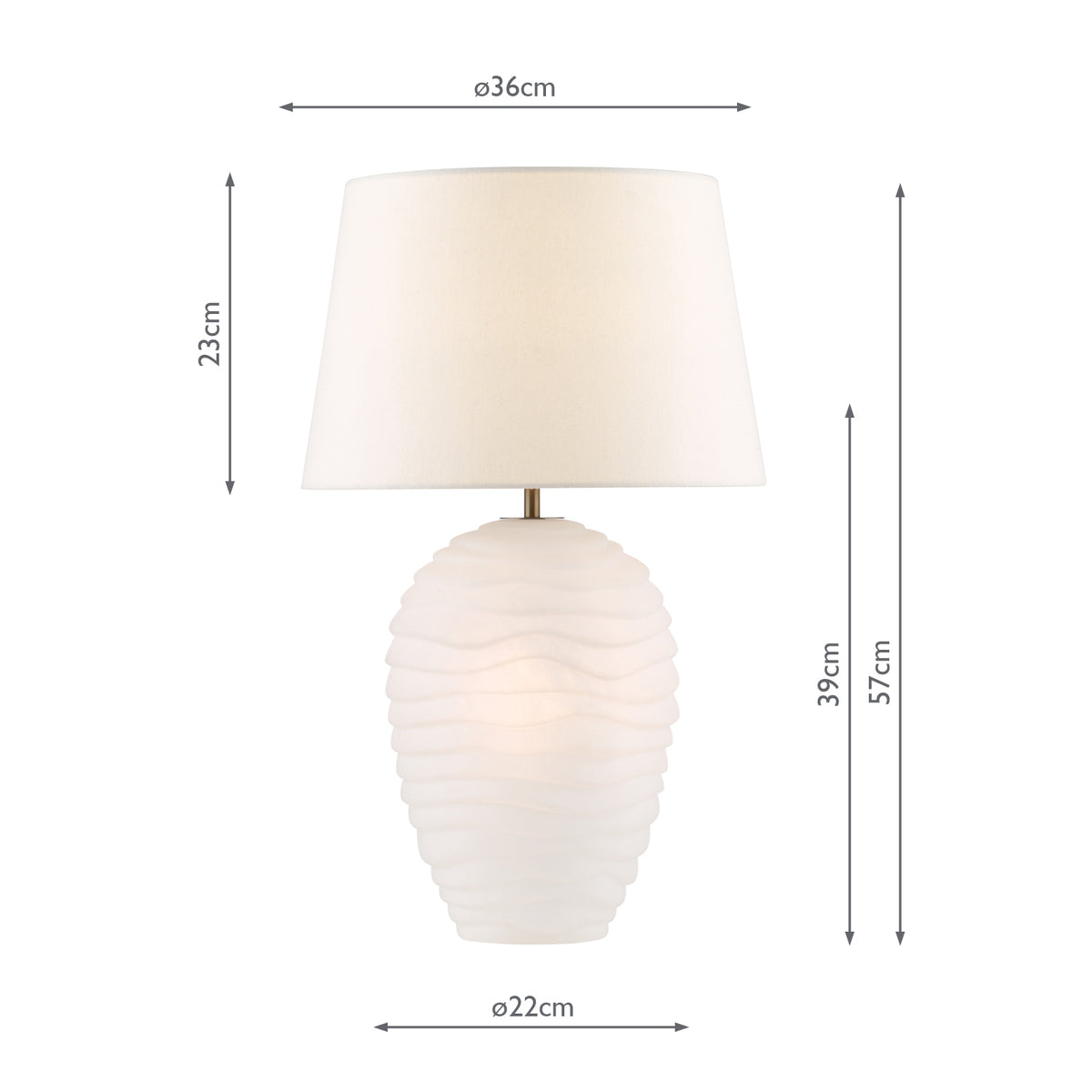 Dar Encara Dual Lit Table Lamp White Glass and Antique Bronze With Linen Shade