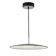 Dar Enoch LED Pendant Matt Black and Stainless Steel –  from Amos Lighting + Home