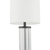 Dar Enrico Rechargeable Table Lamp Satin Black with Shade –  from Amos Lighting + Home