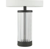 Dar Enrico Rechargeable Table Lamp Satin Black with Shade –  from Amos Lighting + Home