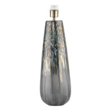 Dar Erdis Table Lamp Blue Art Glass and Antique Brass Base Only