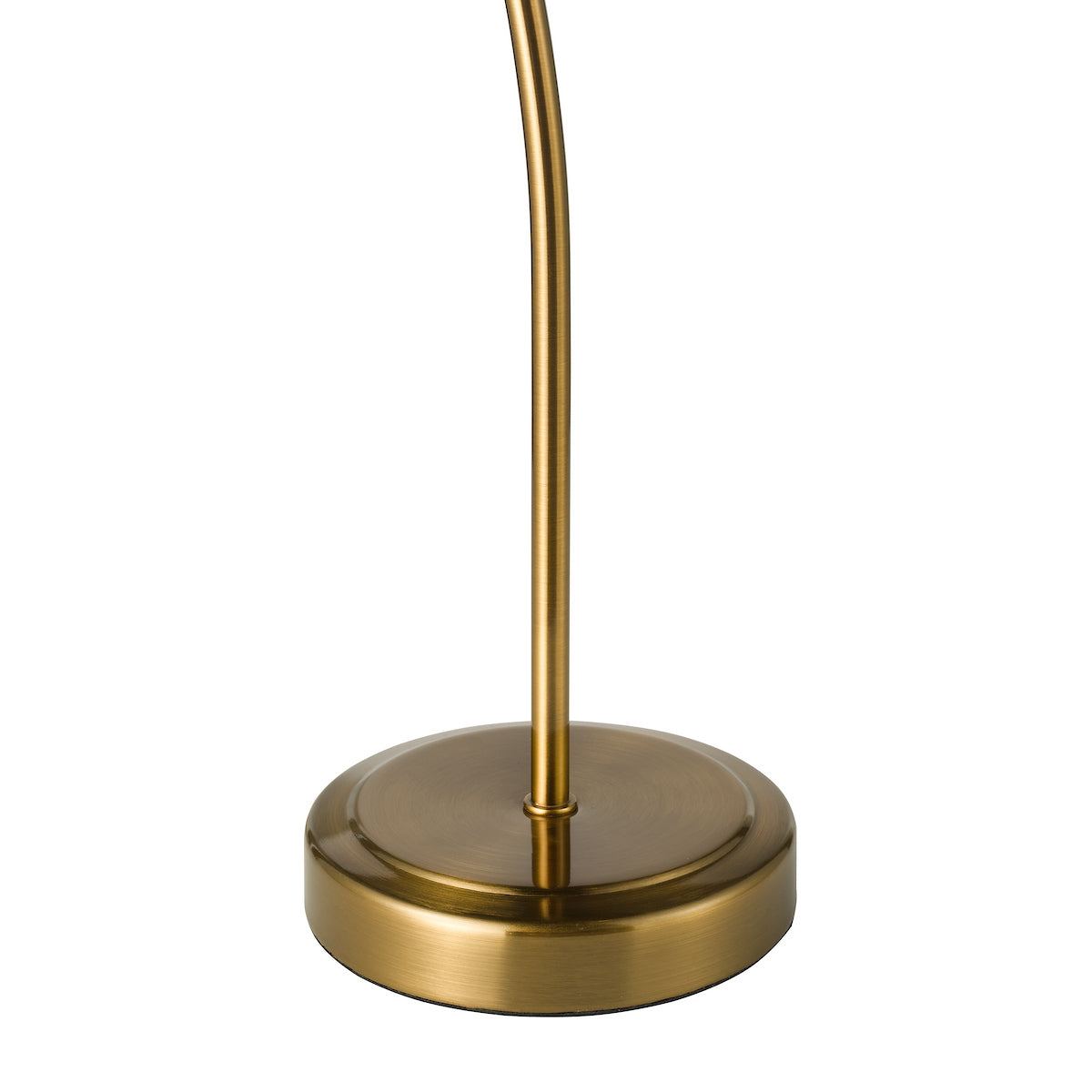 Dar Erika Table Lamp Antique Bronze and Amber Glass