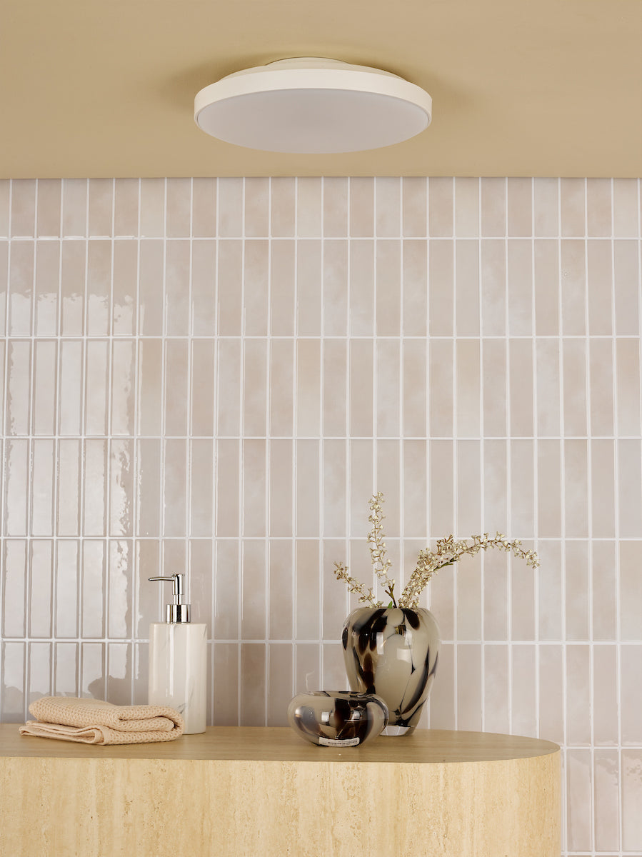 Dar Essien Flush White LED IP44