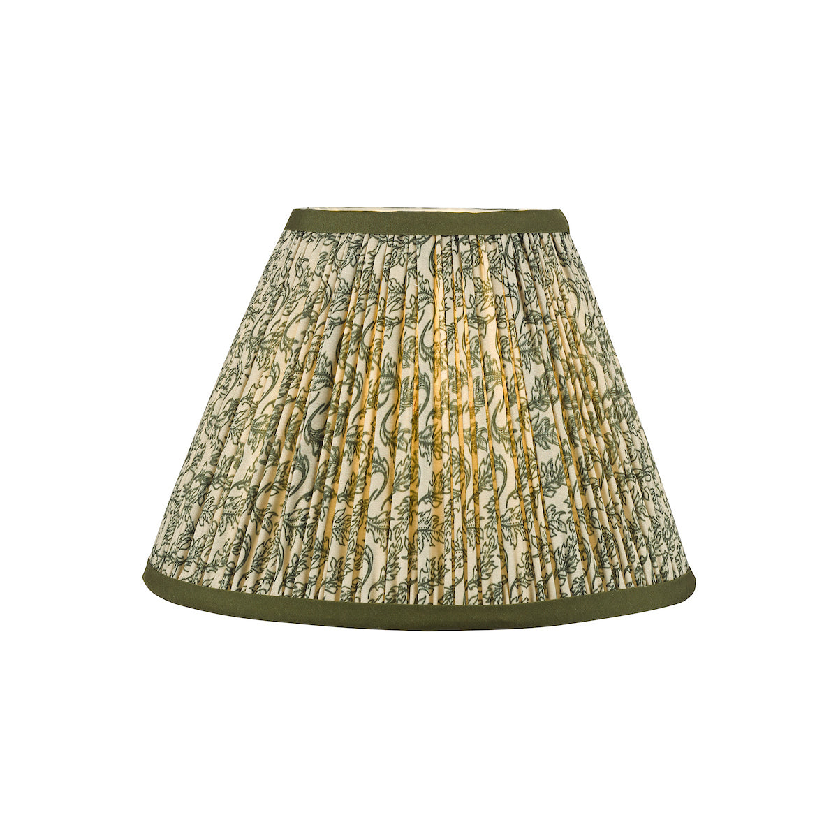 Dar Esther Green Cotton Empire Shade 25cm