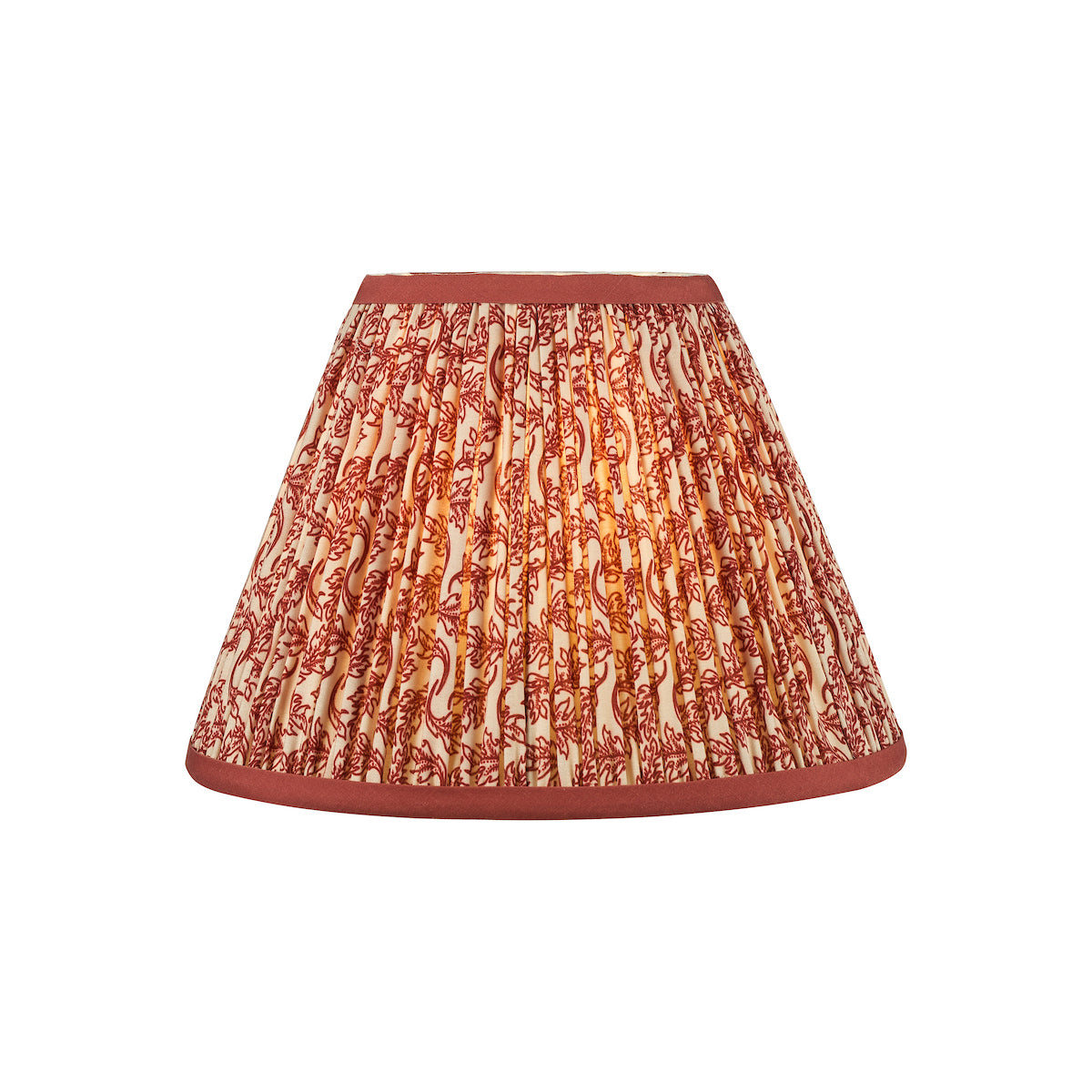 Dar Esther Red Cotton Empire Shade 25cm