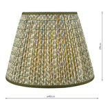 Dar Esther Green Cotton Empire Shade 40cm