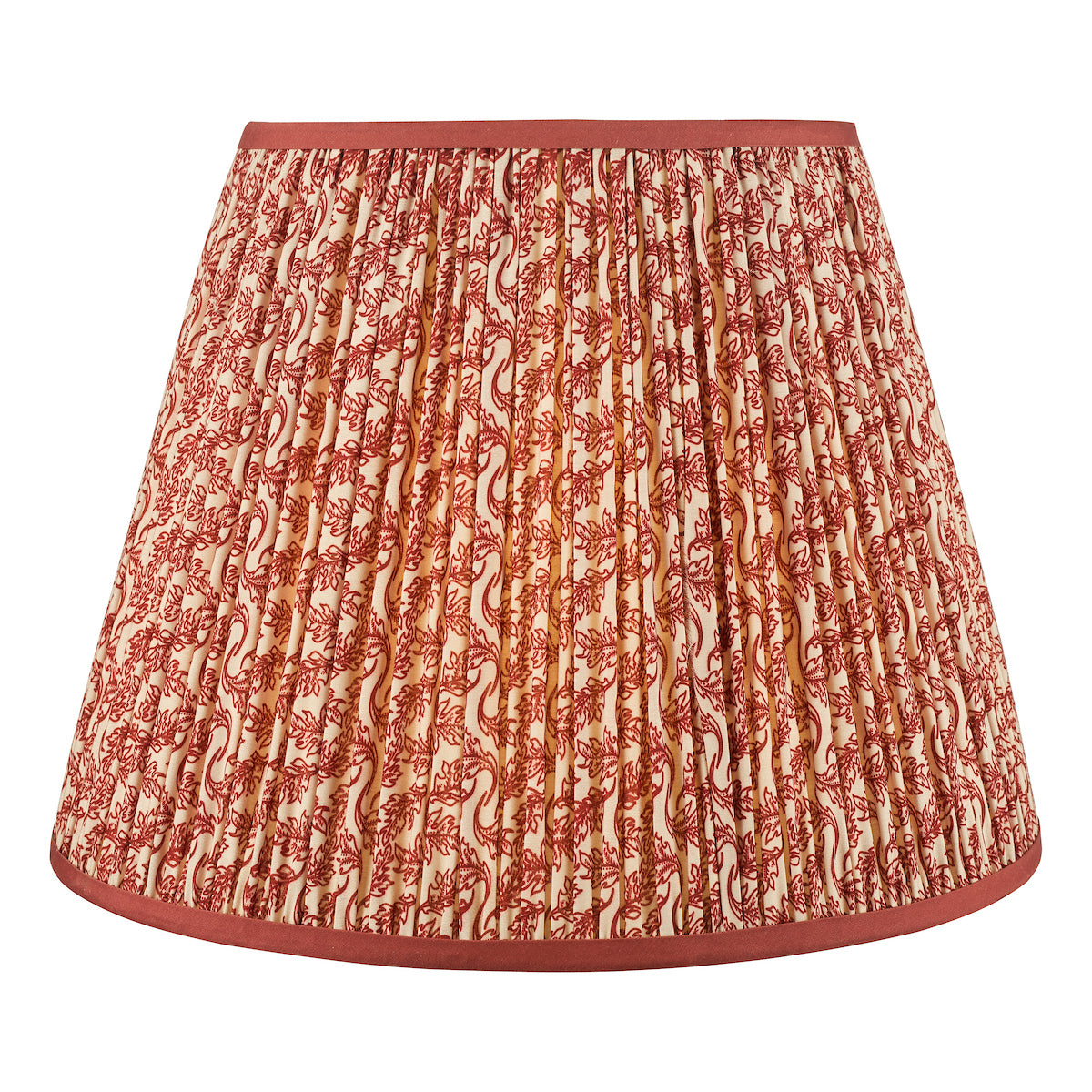 Dar Esther Red Cotton Empire Shade 40cm
