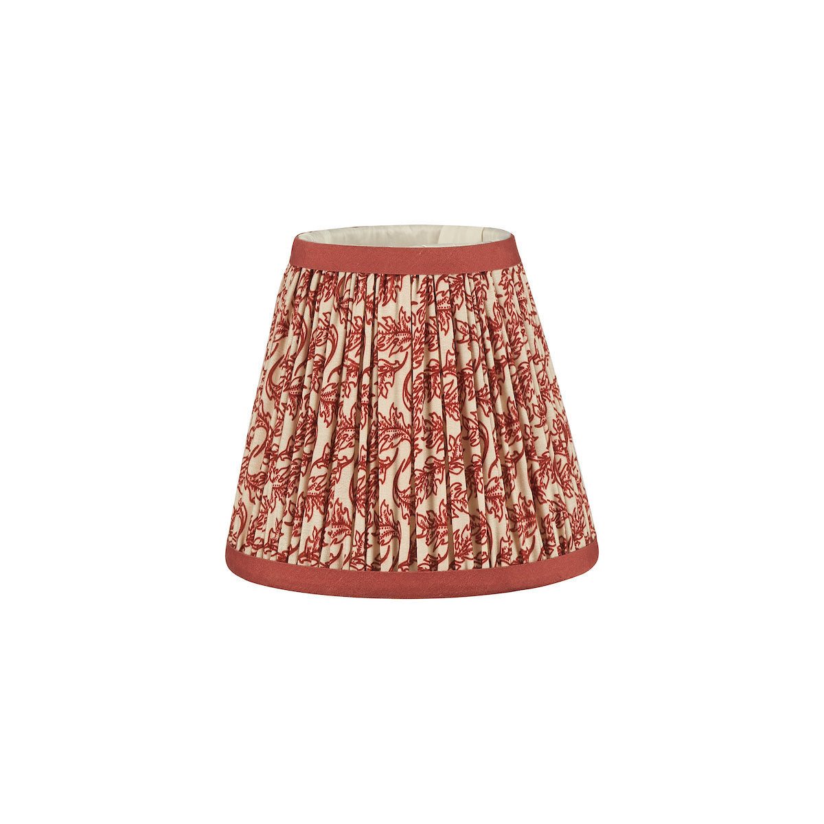 Dar Esther Red Cotton Empire Shade 15cm