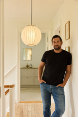 Halo Design Balloon Pendant Ø50 Linen White