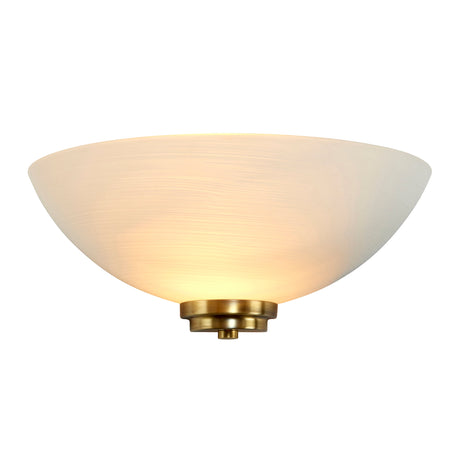 Endon Welles Wall Light Antique Brass –  from Amos Lighting + Home