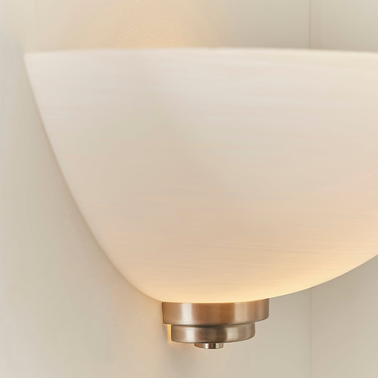 Endon Welles Wall Light Satin Chrome –  from Amos Lighting + Home