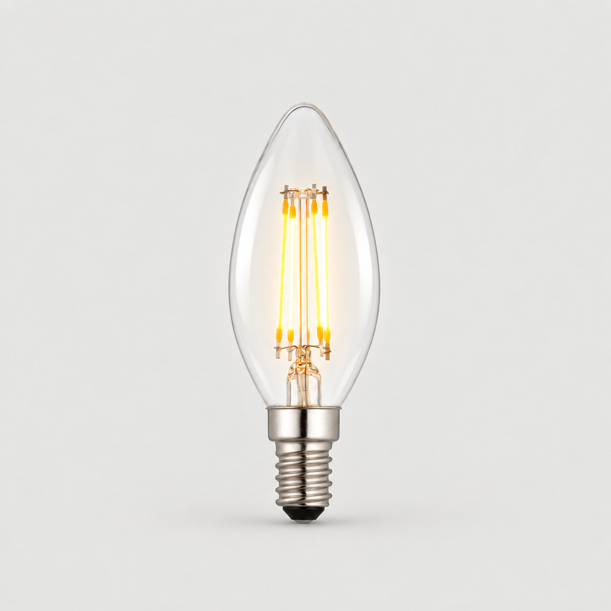 Endon E14 LED Light Bulb Filament Candle Dimmable