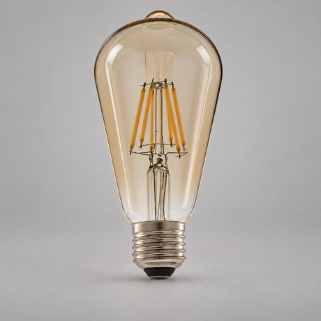 Endon E27 LED Light Bulb Filament Elongated Vintage Dimmable
