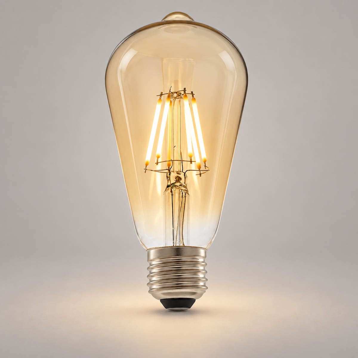 Endon E27 LED Light Bulb Filament Elongated Vintage Dimmable