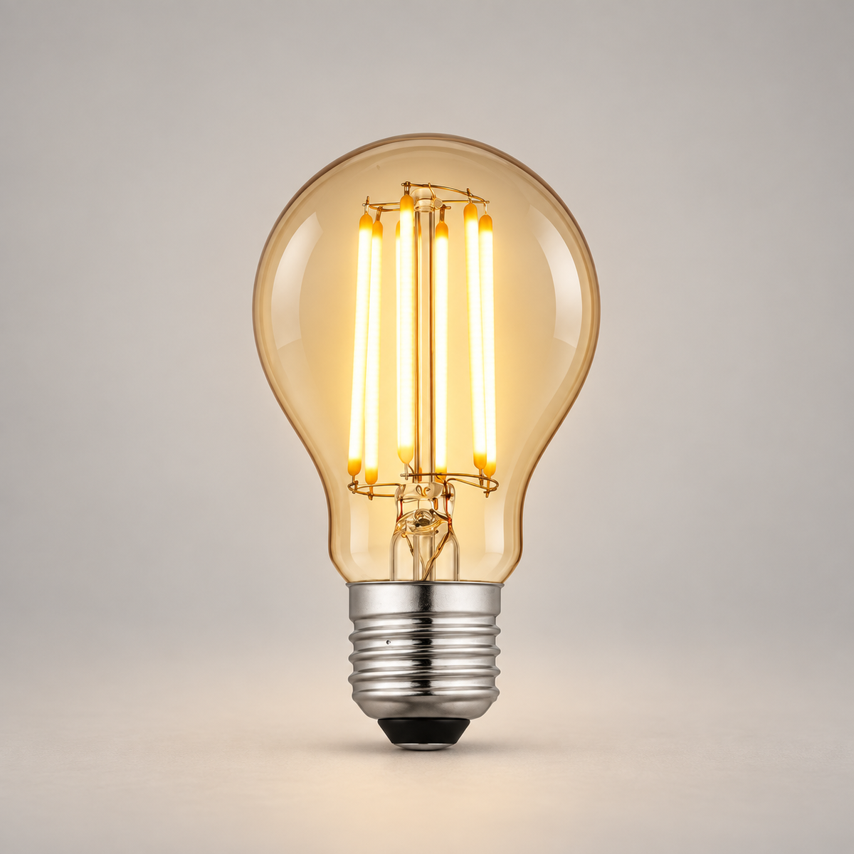 Endon E27 LED Light Bulb Filament GLS Vintage Dimmable