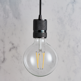 Endon Urban Pendant Black Chrome