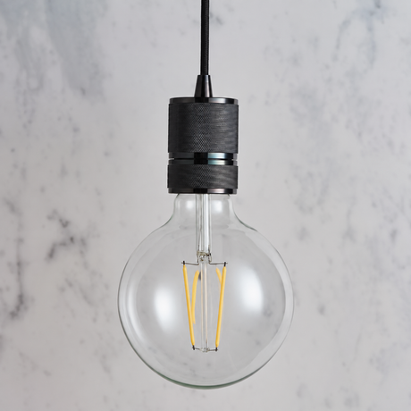 Endon Urban Pendant Black Chrome