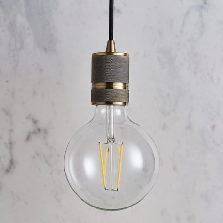 Endon Urban Pendant Suspension Antique Brass