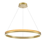 Franklite Eternity 80cm Satin Brass LED Pendant