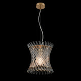 Franklite Ethereal Single Pendant in Aged Brass