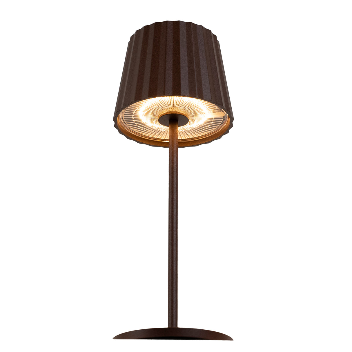 Franklite Explorer Portable Table Lamp in Rust IP65