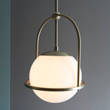 Amos Penthouse Single Pendant Antique Brass from Amos Lighting + Home