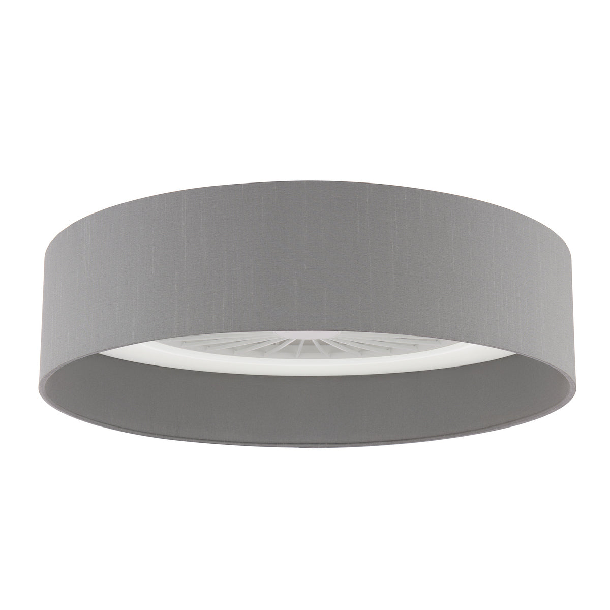 Dar Fan Flush Grey LED