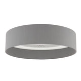 Dar Fan Flush Grey LED