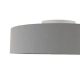 Dar Fan Flush Grey LED