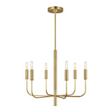 Feiss Brianna 6 lt Chandelier Brass