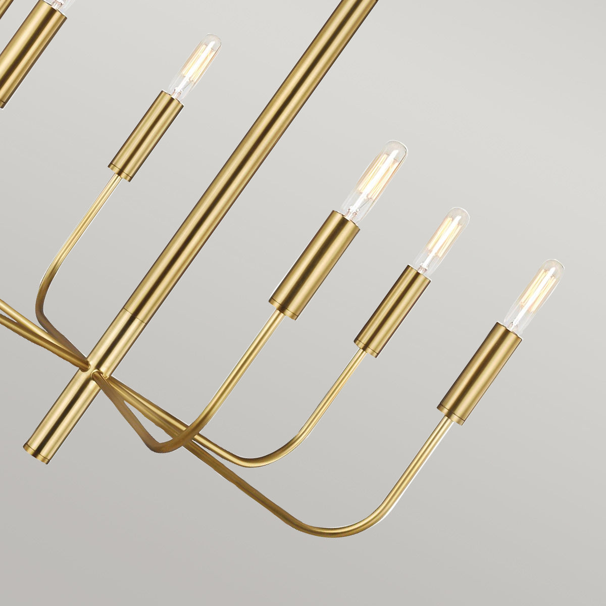 Feiss Brianna 6 lt Chandelier Brass