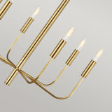 Feiss Brianna 6 lt Chandelier Brass