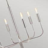 Feiss Brianna 6 lt Chandelier Silver