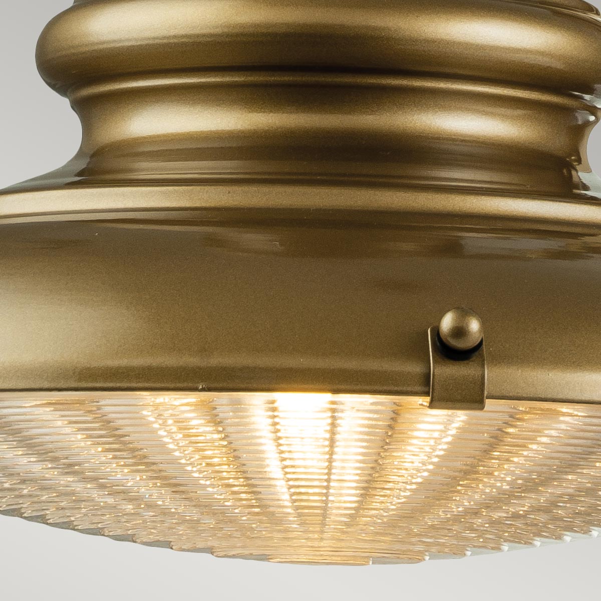Feiss Redding Station 1 Light Medium Wall Lantern Brass