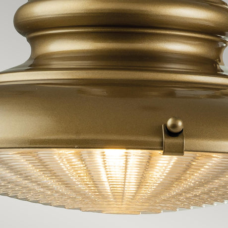 Feiss Redding Station 1 Light Medium Wall Lantern Brass
