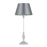 David Hunt Flemish Table Lamp Distressed Grey & Coconut Base Only