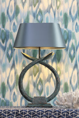 David Hunt Fluke Table Lamp Distressed Verdigris Base Only