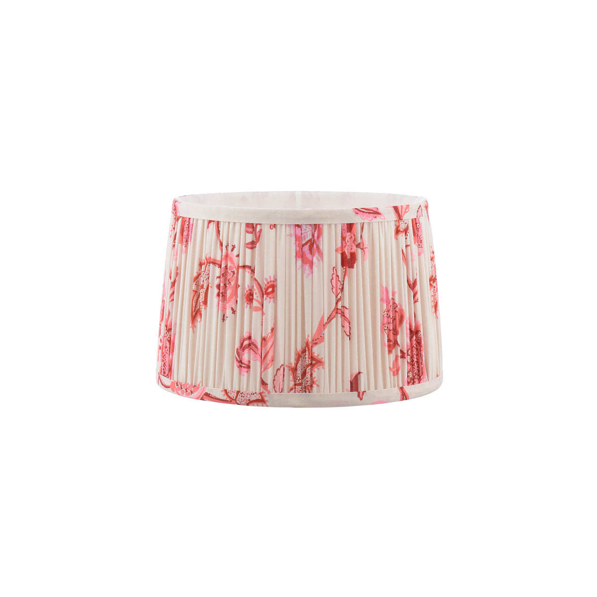 Joules Folly Pink Cotton Tapered Drum Shade 25cm