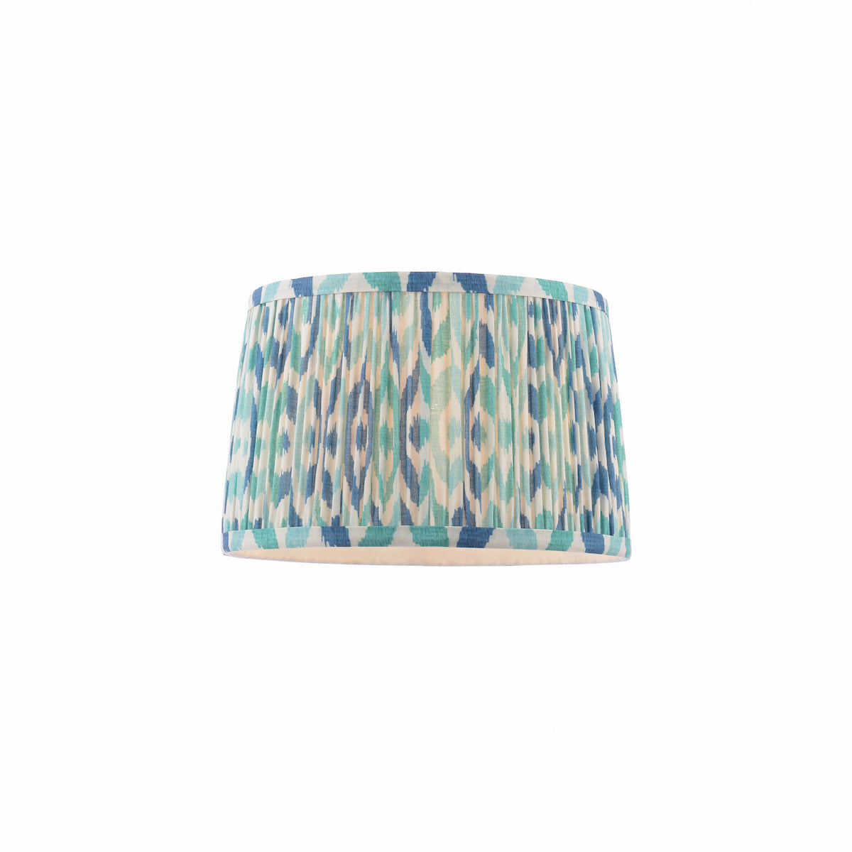 Joules Folly Blue Cotton Tapered Drum Shade 25cm