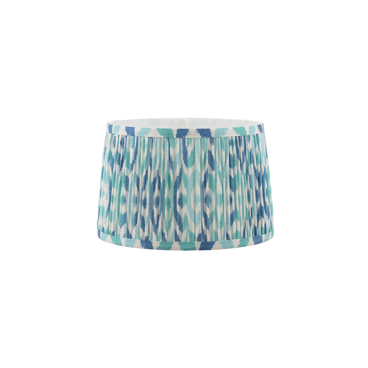 Joules Folly Blue Cotton Tapered Drum Shade 25cm