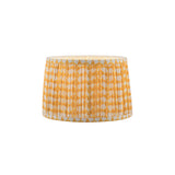 Joules Folly Yellow Cotton Tapered Drum Shade 25cm
