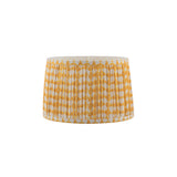 Joules Folly Yellow Cotton Tapered Drum Shade 25cm