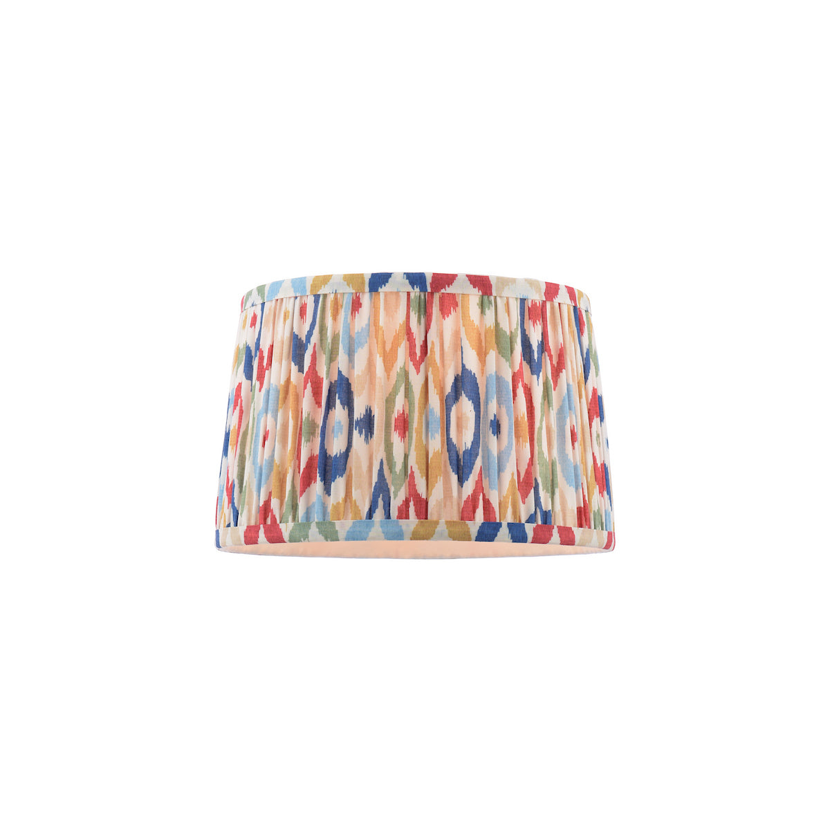 Joules Folly Multi Coloured Artful Cotton Tapered Drum Shade 25cm
