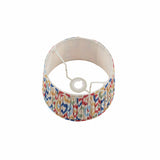 Joules Folly Multi Coloured Artful Cotton Tapered Drum Shade 25cm
