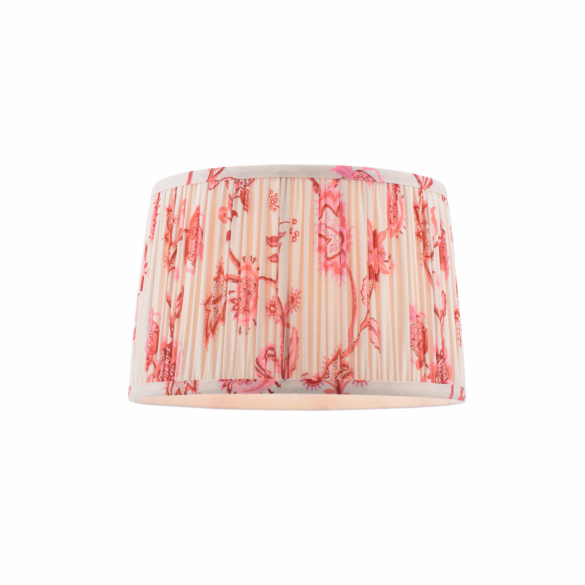 Joules Folly Pink Cotton Tapered Drum Shade 30cm